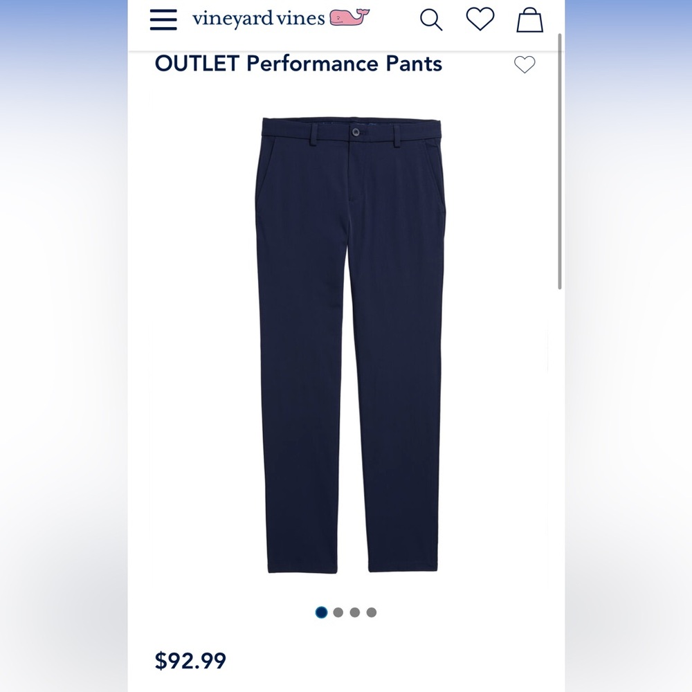 Vineyard Vines Men's Dark Blue Chinos